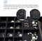 Velvet Jewelry Box Organizer for Women – 2-Layer Jewelry Display Storage Case for Necklaces, Earrings, Bracelets, Rings – Perfect Gift for Father’s Day, Birthday, Anniversary (Black)